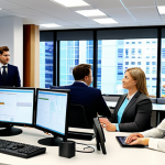 Modern Office Valuation Scene**

"A diverse team of financial analysts in a bright, modern office, fully clothed in professional attire, discussing valuation models on large monitors. The scene emphasizes collaboration and technology. Desks are clean and organized with multiple screens. Safe for work, appropriate content, professional setting, perfect anatomy, natural proportions, family-friendly, modest."

**