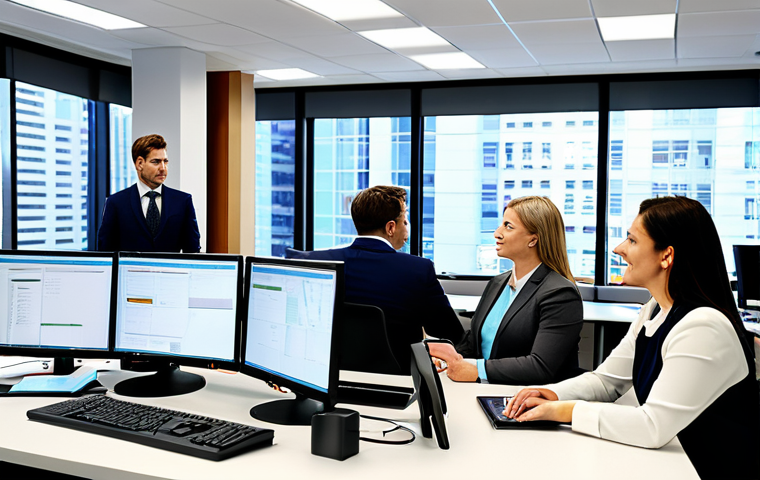 Modern Office Valuation Scene**

"A diverse team of financial analysts in a bright, modern office, fully clothed in professional attire, discussing valuation models on large monitors. The scene emphasizes collaboration and technology. Desks are clean and organized with multiple screens. Safe for work, appropriate content, professional setting, perfect anatomy, natural proportions, family-friendly, modest."

**
