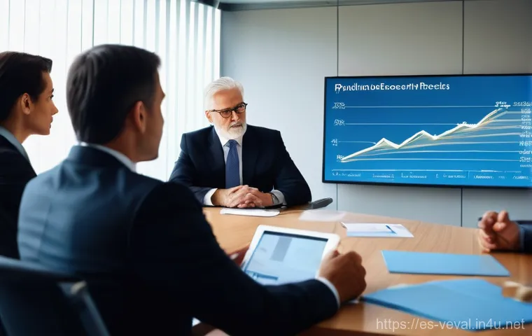 기업가치평가사 기업 분석 방법 - **Prompt:** "A dynamic and diverse startup team, consisting of a female founder, a male software eng...