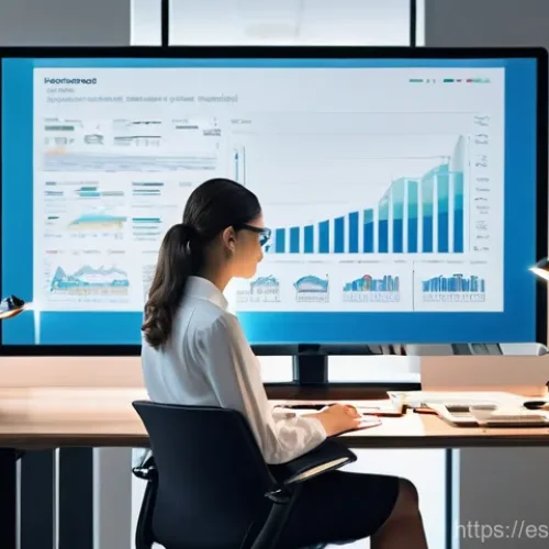 기업가치평가사 자격 시험 시험장 경험 - **Prompt:** A diverse financial analyst, dressed in smart business casual attire (such as a crisp bu...